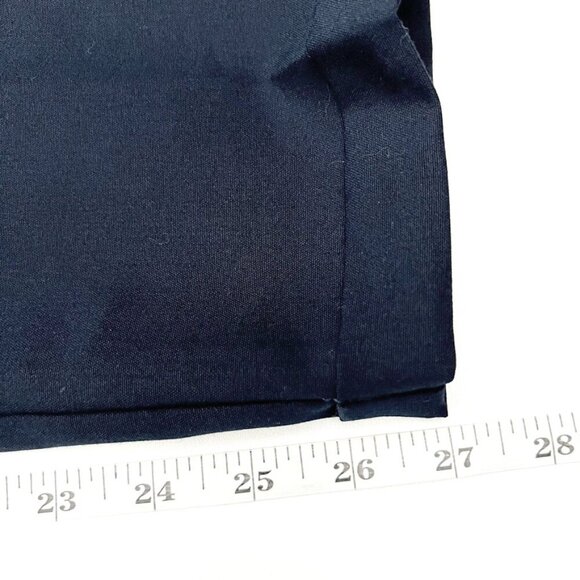 Roz & Ali Career Wear Pant Business Casual Trouser Tapered Leg Navy Blue Size 12 - Picture 11 of 15